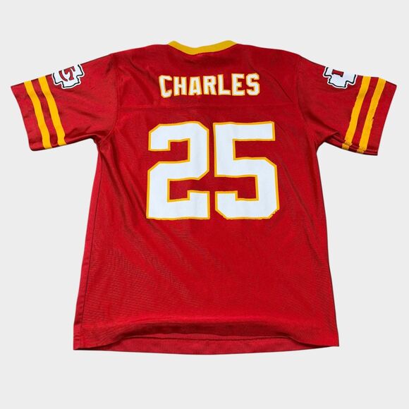 Vintage Jamaal Charles Kansas City Chiefs Jersey #25 Red Youth Size NFL Football - Picture 2 of 11
